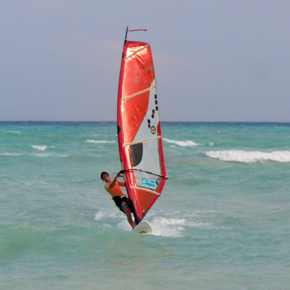 Windsurf en Yucatan